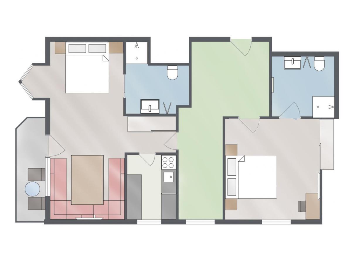 Appartement Pension Strolz 비클바흐 외부 사진